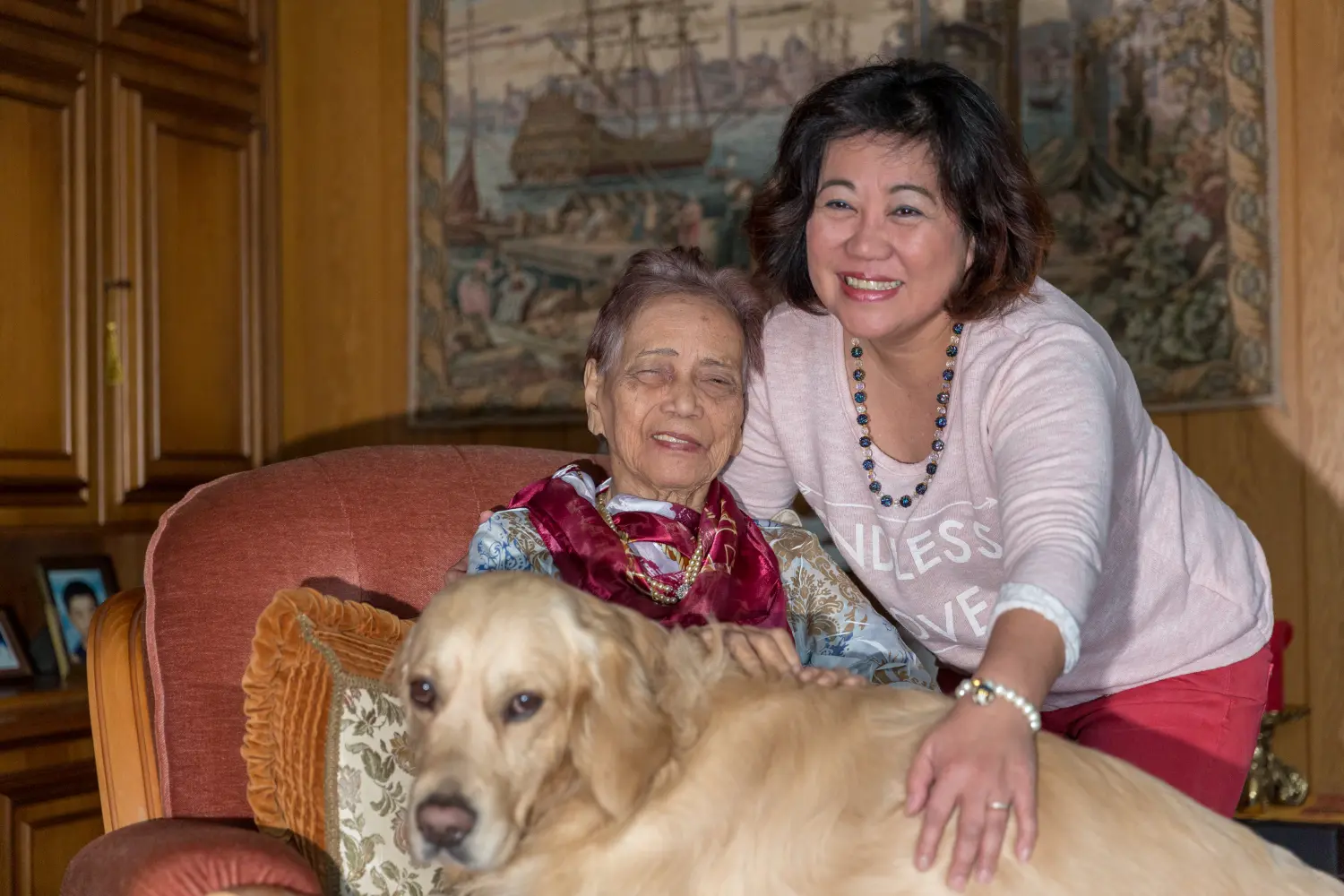 Rita Ball mit Patientin