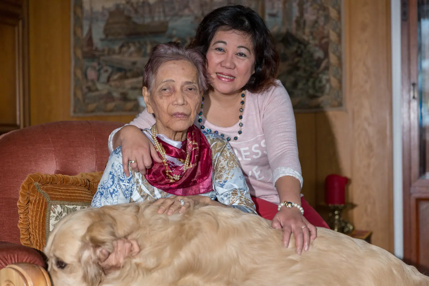 Rita Ball mit Patientin